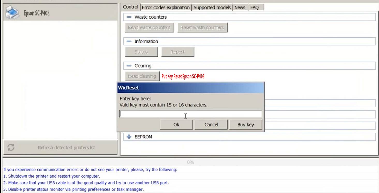 Reset Epson SC-P408 Step 4